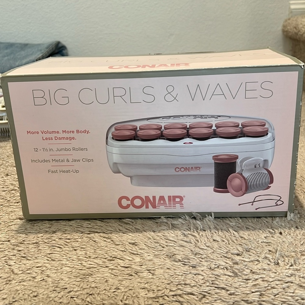 Conair big curls and waves hot rollers